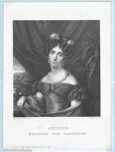 Princesa de Hesse-Kassel Auguste de Artist Unknown