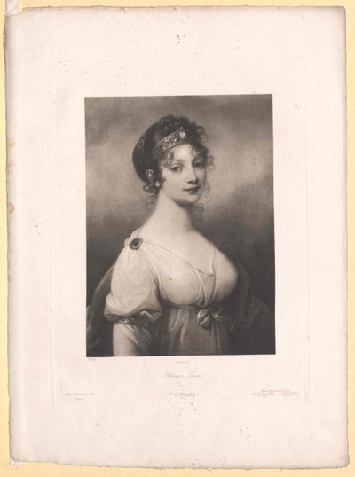 Princesa de Mecklemburgo-Strelitz Luisa de Artist Unknown