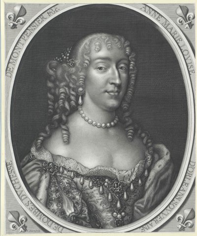 Princesa de Orl0061006es Ana María Luisa (imprimir) de Artist Unknown