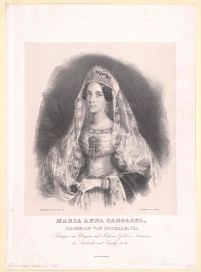 Princesa de Saboya-Cerdeña María Ana de Artist Unknown