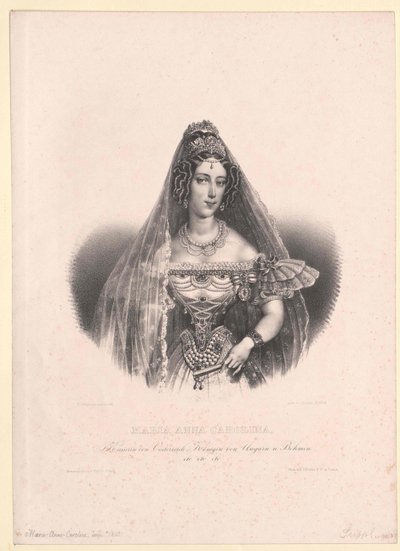 Princesa de Saboya-Cerdeña María Ana de Artist Unknown