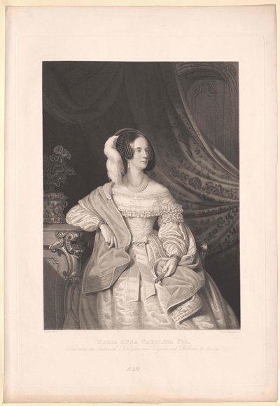 Princesa de Saboya-Cerdeña María Ana de Artist Unknown
