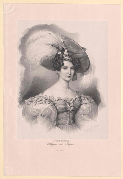 Princesa de Sajonia-Hildburghausen (1792-1854) Teresa de Artist Unknown
