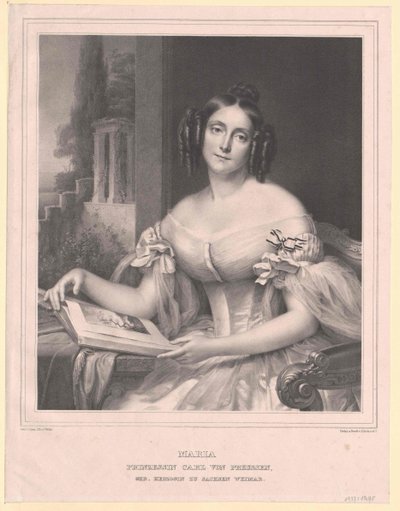 Princesa de Sajonia-Weimar Eisenach Maria de Artist Unknown