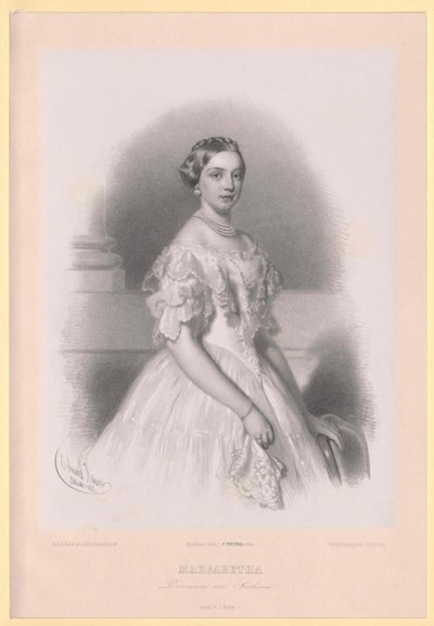 Princesa de Sajonia Margarita de Artist Unknown