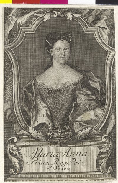 Princesa de Sajonia María Ana de Artist Unknown