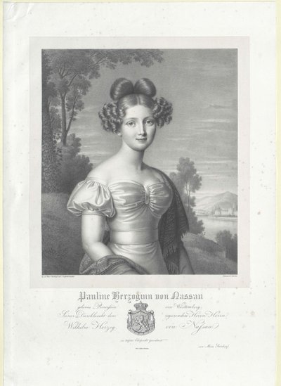 Princesa de Wuerttemberg Pauline de Artist Unknown