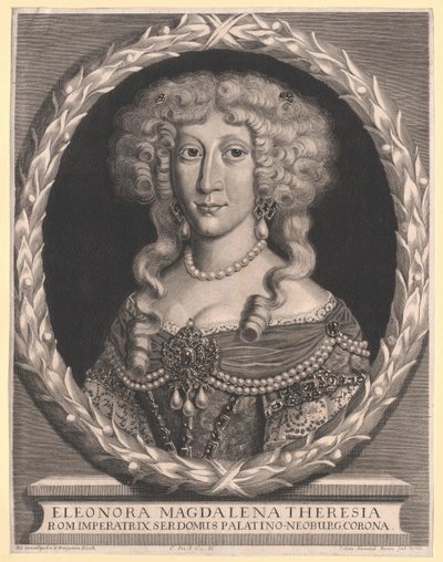 Princesa de palacio Eleonora Magdalena Teresa de Artist Unknown