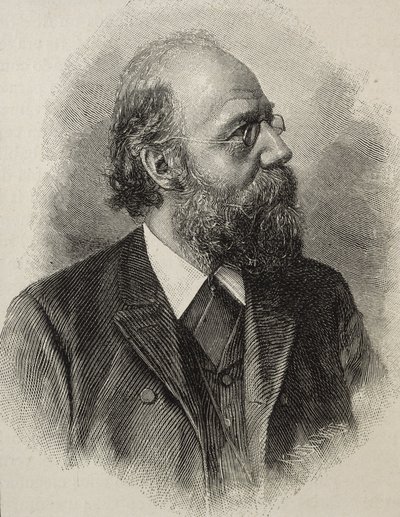 RICKERT, Heinrich (1863-1936). Filósofo alemán, uno de los principales neokantianos. Grabado de Artist Unknown