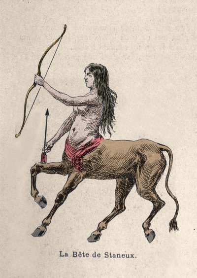 Representación de la Ilustración de la Bete de Staneux de Artist Unknown
