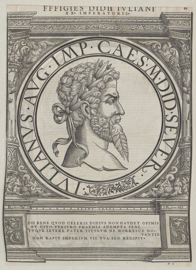 El emperador romano Didio Juliano de Artist Unknown