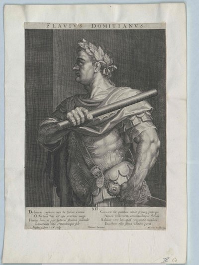 El emperador romano Domiciano de Artist Unknown