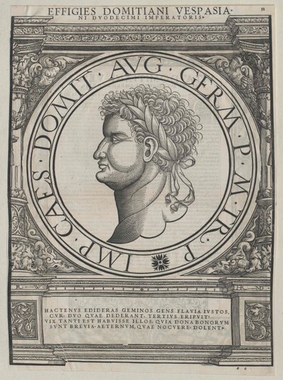 El emperador romano Domiciano de Artist Unknown