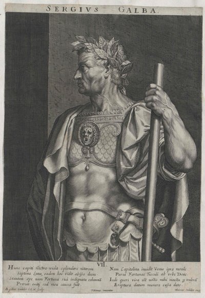 El emperador romano Galba de Artist Unknown