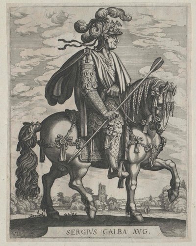 El emperador romano Galba de Artist Unknown