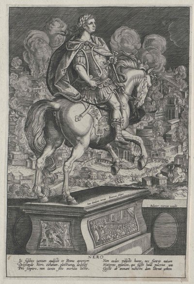 El emperador romano Nerón de Artist Unknown
