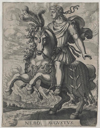 El emperador romano Nerón de Artist Unknown