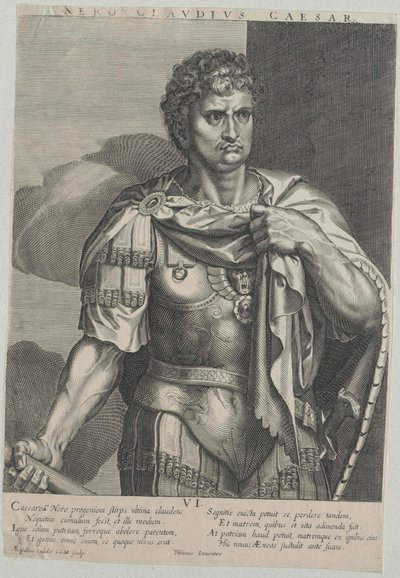 El emperador romano Nerón de Artist Unknown