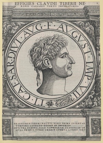 El emperador romano Tiberio de Artist Unknown