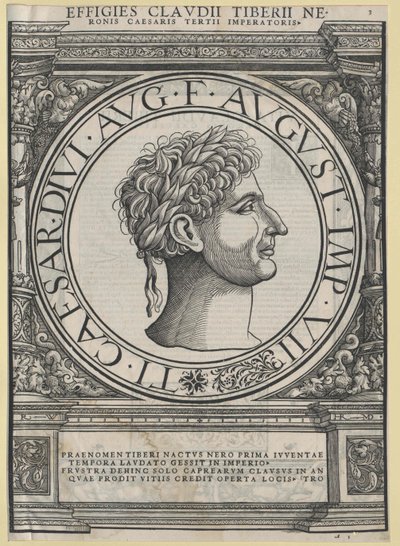 El emperador romano Tiberio de Artist Unknown