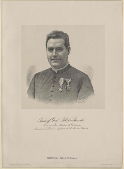 Rudolf count Mels-Colloredo (imprimir) de Artist Unknown