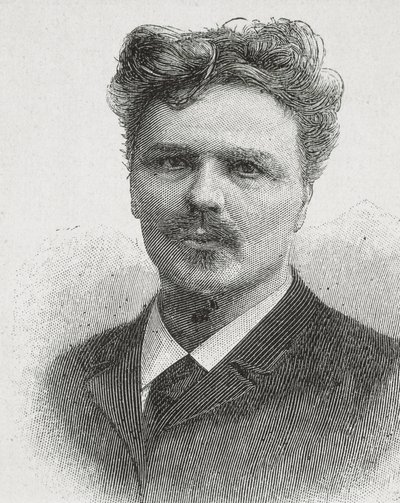 STRINDBERG, August (1849-1912). Retrato de August Strindberg. Grabado. de Artist Unknown