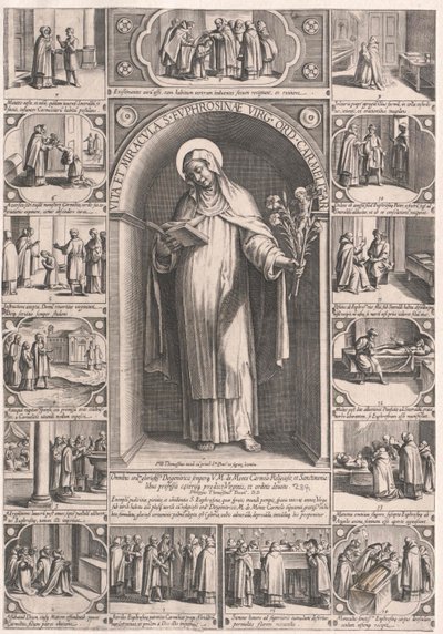 Santa Eufrosina de Alejandría de Artist Unknown
