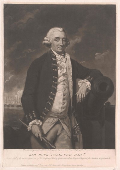 Sir Hugh 1er baronet Palliser de Artist Unknown