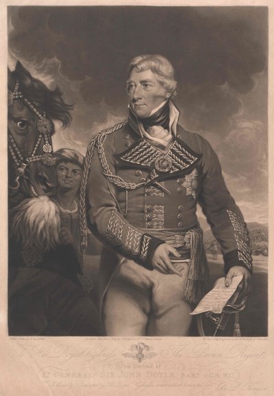 Sir John 1er Baronet Doyle de Artist Unknown