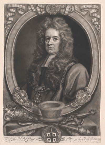 Sir Robert Clayton (imprimir) de Artist Unknown