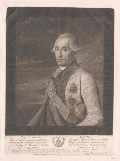Sir Samuel Greig de Artist Unknown