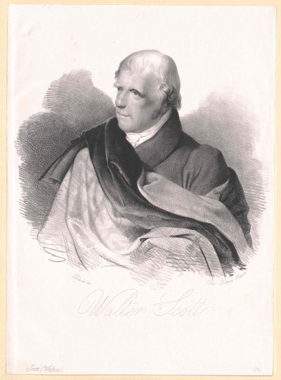 Sir Walter Scott de Artist Unknown