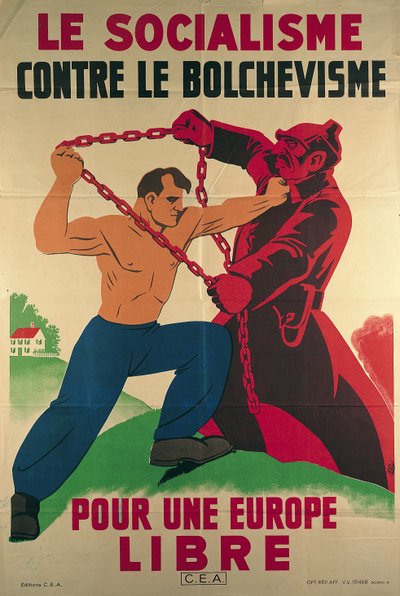 Socialismo contra el bolchevismo por una Europa libre de Artist Unknown
