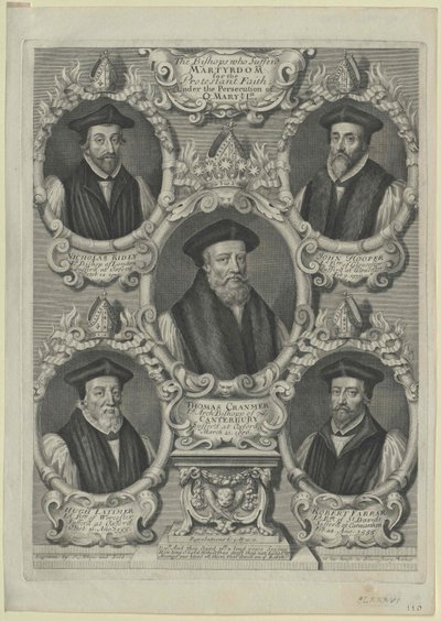 Thomas Cranmer (imprimir) de Artist Unknown