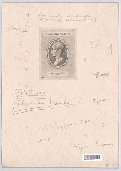Tito Quinctio Flaminio (impresión) de Artist Unknown