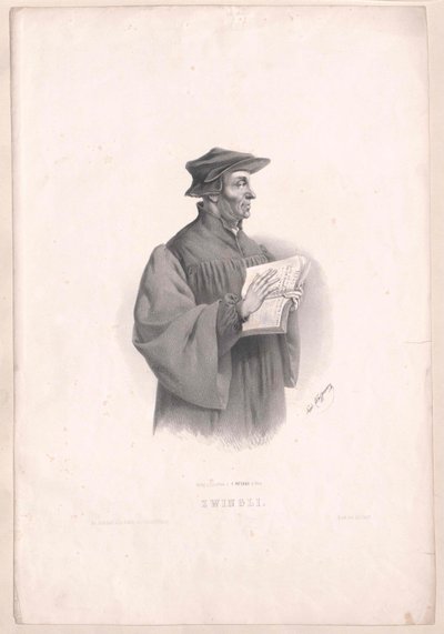 Ulrico Zwinglio de Artist Unknown