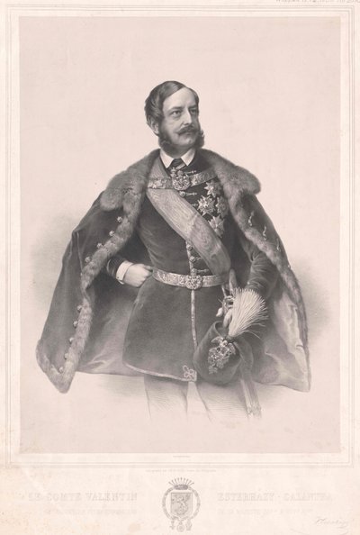 Valentín conde barón de Galantha Esterhazy de Artist Unknown