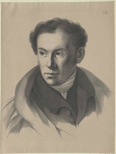 Vasili Andréievich Zhukovski (imprimir) de Artist Unknown