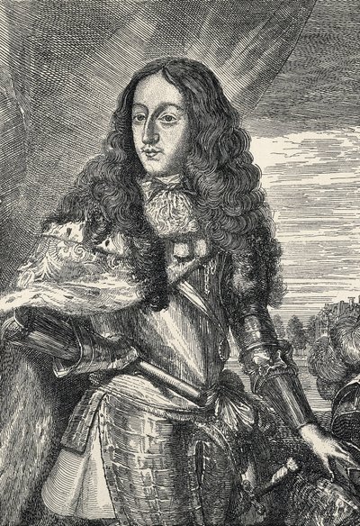 WILLIAM III De Orange (1650-1702). Rey de Inglaterra, Escocia e Irlanda (1689-1702), de la Casa de Nassau. Grabado de Artist Unknown