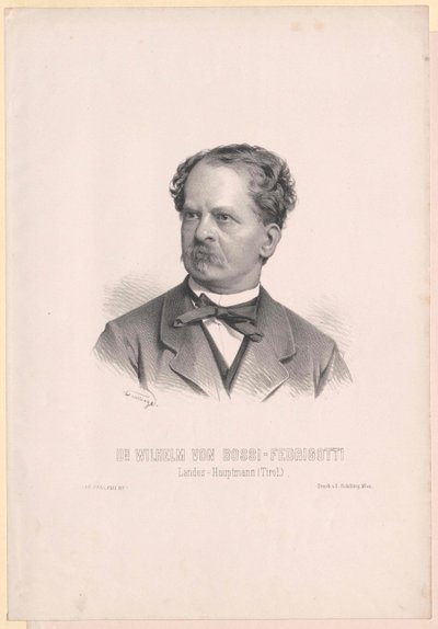 Wilhelm Bossi-Fedrigotti de Belmonte (imprimir) de Artist Unknown
