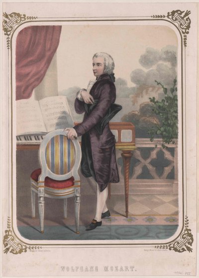 Wolfgang Amadeus Mozart de Artist Unknown