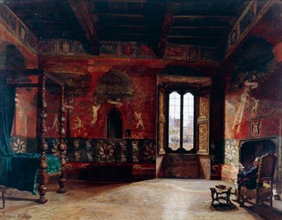 Interior, Arturo Ferrari (1861-1932) de Arturo Ferrari