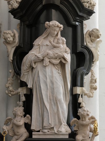 Santa Rosa de Lima (mármol) de Artus I Quellinus