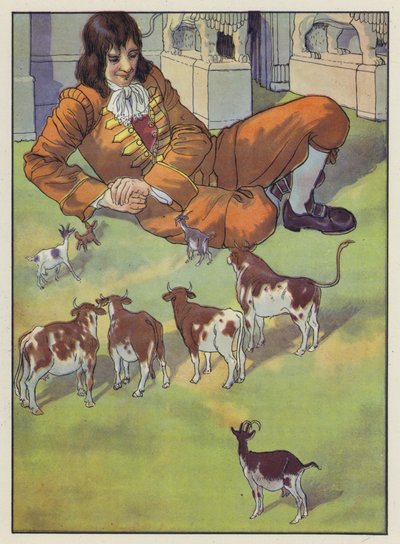 Ilustración para Los viajes de Gulliver de Jonathan Swift de Artus Scheiner
