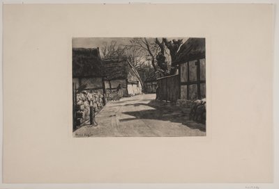 Una calle del pueblo de Arvid Aae