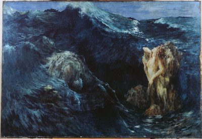 Caribdis y Escila, en 1894 (óleo sobre lienzo) de Ary Ernest Renan