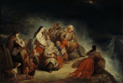 La Tempestad, ca 1820 de Ary Scheffer