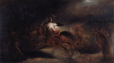 Lenore. Los muertos viajan rápido, c. 1830 de Ary Scheffer