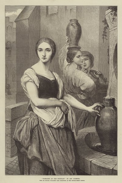 Margarita en la fuente de Ary Scheffer