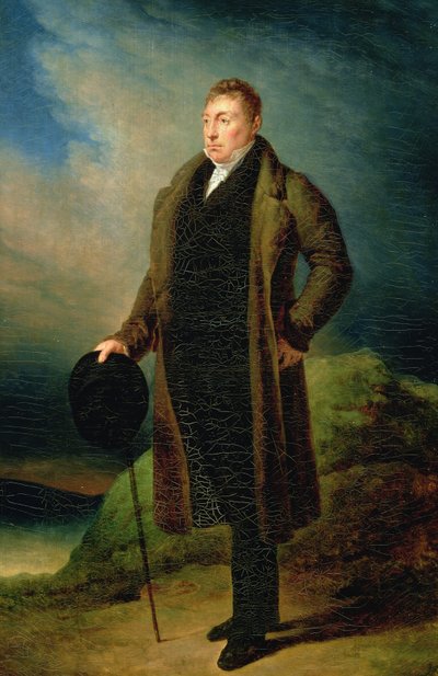 Retrato de Marie Joseph Paul Yves Roch Gilbert du Motier (1757-1834) Marqués de Lafayette de Ary Scheffer